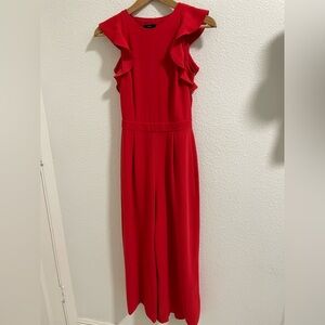 J. Crew Vibrant Red jumpsuit -as is